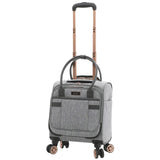 kensie Hudson Softside 3 - Piece Spinner Luggage Set, Heather Gray