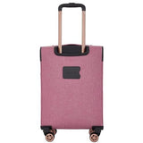 kensie Hudson Softside 3 - Piece Spinner Luggage Set, Mellow Mauve
