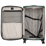 kensie Hudson Softside 3 - Piece Spinner Luggage Set, Smoke Pine