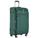 kensie Hudson Softside 3 - Piece Spinner Luggage Set, Smoke Pine