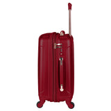 kensie Women's Alma Hardside Spinner Luggage,Expandable, Japanese Carmine Red, 3 Piece Set (20/24/28)