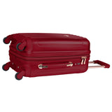 kensie Women's Alma Hardside Spinner Luggage,Expandable, Japanese Carmine Red, 3 Piece Set (20/24/28)