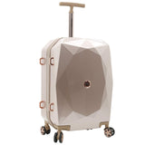 kensie Women's Gemstone Luggage Set, Rose Gold, 20 - Inch Carry - On