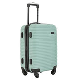 kensie Women's Hillsboro Luggage & Travel Bags Set, Green Granite, 20" Carry - On