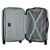 kensie Women's Hillsboro Luggage & Travel Bags Set, Green Granite, 20" Carry - On