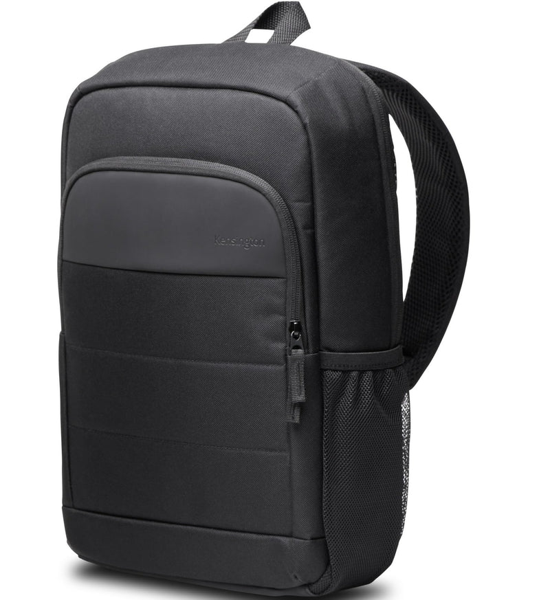 Kensington EQ Backpack 16”, for 15.6 inch - 16 inch Laptop, Padded Shoulder Straps, Side Pocket,(K60392WW), Black