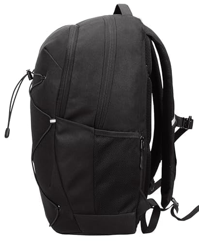 KEOFID Casual Backpack for Men and Women, Hiking Backpack for Travel, Black Daypacks for Sports, College, Water Resistant(Black)
