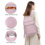 KEOFID Travel Backpack for Women, Womens Work Backpacks, Backpack Purse, Back pack for College Girls, Carry - On Travel Backpacks,Pink Bookbag (Light Pink)