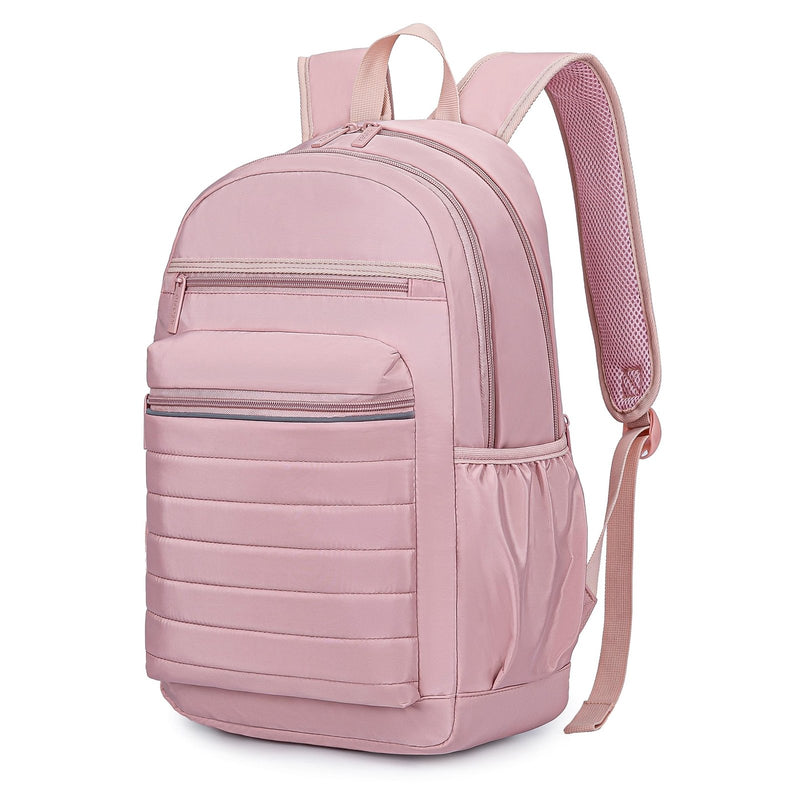 KEOFID Travel Backpack for Women, Womens Work Backpacks, Backpack Purse, Back pack for College Girls, Carry - On Travel Backpacks,Pink Bookbag (Light Pink)