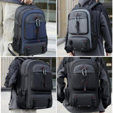KEQIKAI Travel Backpack 50L, 17 Inch Laptop Backpack for Men Women, Large Waterproof Carry On Backpack, TSA Friendly Flight Approved Anti - Theft Backpack with USB Interface & Shoe Compartment, Black