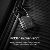 KeySmart SmartLock Tracking Luggage Locks, TSA Locks for Luggage, GPS Tracker, Combination Lock Compatible with Apple Find My App, Best Travel Essentials, Replaceable Non - Rechargeable Battery (1 Pack)