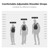 K&F CONCEPT Camera Backpack, Lightweight Camera Bag for Photographers, Portable Photography Bag Compatible with Canon/Nikon/Sony - Black