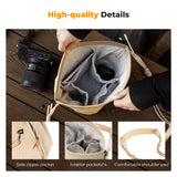 K&F CONCEPT Camera Sling Bag Small Compact Case, Cute Soft Camera Pouch Handbag for Urban Street Photography
