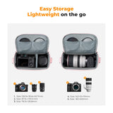 K&F CONCEPT Camera Sling Bag Small Crossbody Camera Case DSLR/SLR/Cute Compact Shoulder Photography Bags for Photographers