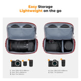 K&F CONCEPT Camera Sling Bag Small Crossbody Camera Case DSLR/SLR/Cute Compact Shoulder Photography Bags for Photographers
