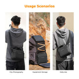 K&F CONCEPT Camera Sling Bag Small Crossbody Camera Case DSLR/SLR/Cute Compact Shoulder Photography Bags for Photographers