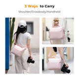 K&F CONCEPT Camera Sling Bag Small Crossbody Camera Case DSLR/SLR/Cute Compact Shoulder Photography Bags for Photographers