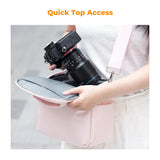K&F CONCEPT Camera Sling Bag Small Crossbody Camera Case DSLR/SLR/Cute Compact Shoulder Photography Bags for Photographers