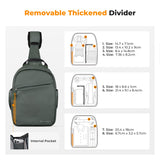 K&F CONCEPT Small Camera Bag for Photographer, Camera Sling Crossbody bag for DSLR/SLR/Mirrorless Camera, Compact Camera Case for Men and Women