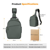 K&F CONCEPT Small Camera Bag for Photographer, Camera Sling Crossbody bag for DSLR/SLR/Mirrorless Camera, Compact Camera Case for Men and Women