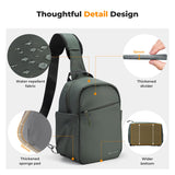 K&F CONCEPT Small Camera Bag for Photographer, Camera Sling Crossbody bag for DSLR/SLR/Mirrorless Camera, Compact Camera Case for Men and Women