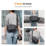 K&F Concept Small Sling Bag Everyday Shoulder Bag & Multifunction Photography Compact Crossbody Camera DSLR Portable Bag