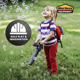 Kid Trax Bubble Leaf Blower Backpack - Bubble Machine, Toddler Outdoor Toys, Kids Leaf Blower, Kids Party Favors, Realistic Appearance, Easy to Use, Toddler Boy Toys and Girls, Ages 3+ and Above, RED