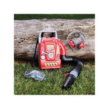 Kidoozie Just Imagine Backpack Leaf Blower for Outdoor Pretend Play. Includes Goggles & Earmuff Accessories. for Children Ages 3+