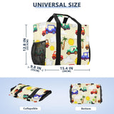 Kigai Vintage Jeeps Beach Bag for Women, Waterproof Sandproof Large Tote Casual Bag for Beach Pool Swim