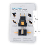 Kikkerland UL03 - A Universal Travel Adapter, Black