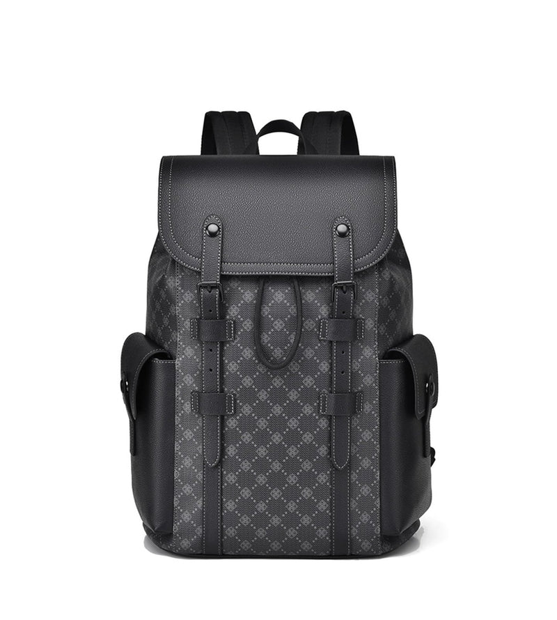 KingTo Laptop Backpack for Men Luxury Anti - Theft Travel Backpack Casual Business Waterproofing Computer Bag (A - Black - 1)