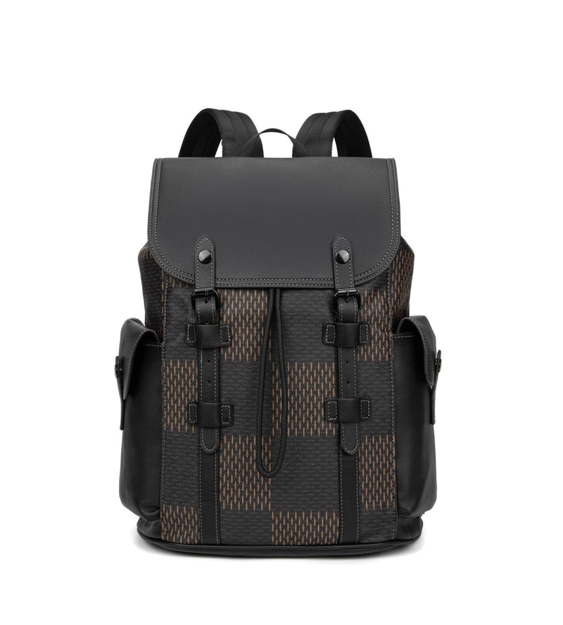 KingTo Laptop Backpack for Men Luxury Anti - Theft Travel Backpack Casual Business Waterproofing Computer Bag (B - Brown)