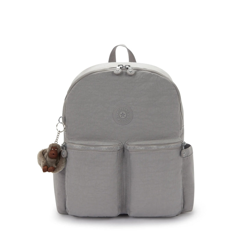 Kipling Charnell 11.5" Laptop Backpack Cloudy Grey