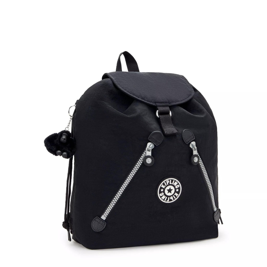 Structured Backpack Kipling Kipling New Fundamental Large Backpack Rapid Black