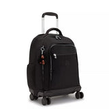 Kipling New Zea 15" Laptop Rolling Backpack True Black