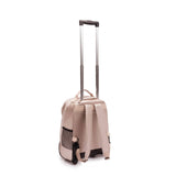 Kipling Sanaa Large Metallic Rolling Backpack Quartz Metallic