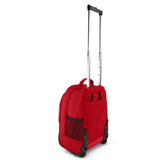 Kipling Sanaa Large Rolling, Adjustable, Padded Backpack Straps, Zip Closure, Cherry Tonal, One Size,WL4759