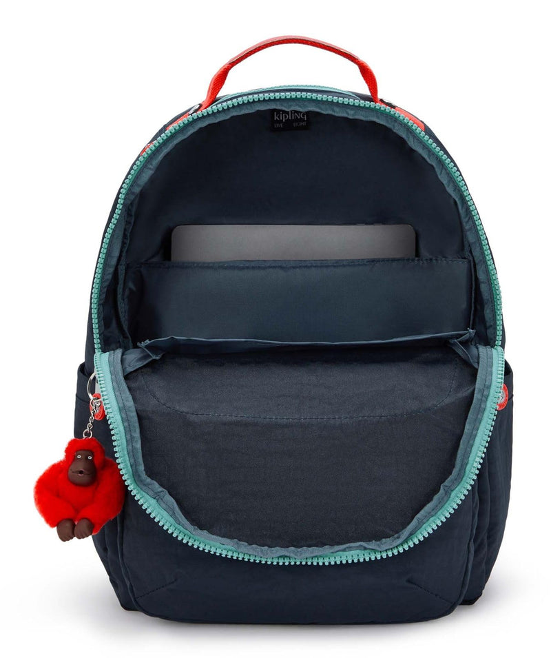 KIPLING SEOUL Large Backpack Cosmo Blue C (Blue)