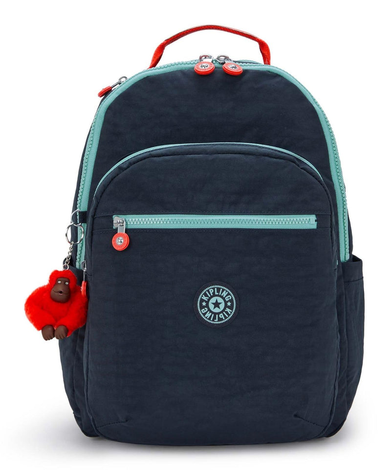 KIPLING SEOUL Large Backpack Cosmo Blue C (Blue)