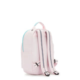 Kipling Seoul Small Metallic Tablet Backpack Sea Pink Met