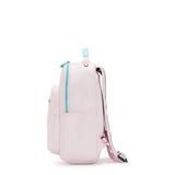Kipling Seoul Small Metallic Tablet Backpack Sea Pink Met
