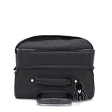 Kipling Spontaneous Softside Spinner Wheel Luggage, Integrated TSA Accepted Lock, Black Noir, Checked - Medium 26,KI6918