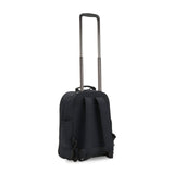 Kipling Women's Gaze Large Rolling, Durable, Wheeled Backpack with Adjustable Shoulder Straps, Nylon Book Bag, True Blue Tonal, 8.25" L x 17.25" H x 12.25" D,100352251