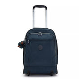 Kipling Women's Gaze Large Rolling, Durable, Wheeled Backpack with Adjustable Shoulder Straps, Nylon Book Bag, True Blue Tonal, 8.25