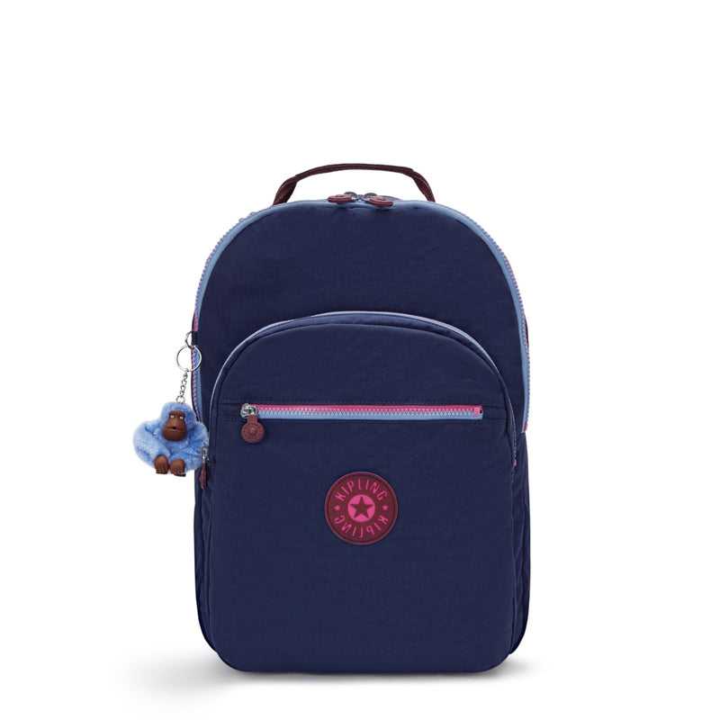 Kipling Women's Seoul 15" Laptop Backpack, Durable, Roomy with Padded Shoulder Straps, Built - In Protective Sleeve