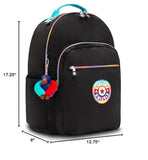 Kipling Women's Seoul 15" Laptop Backpack, Durable, Roomy with Padded Shoulder Straps, Built - In Protective Sleeve