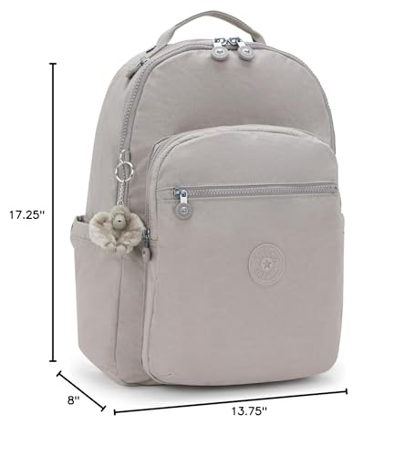Kipling Women's Seoul 15" Laptop Backpack, Durable, Roomy with Padded Shoulder Straps, Built - In Protective Sleeve