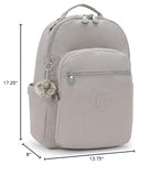 Kipling Women's Seoul 15" Laptop Backpack, Durable, Roomy with Padded Shoulder Straps, Built - In Protective Sleeve