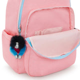 Kipling Women's Seoul Fc 15" Laptop Backpack, Durable, Roomy with Padded Shoulder Straps, Built - In Protective Sleeve