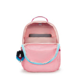 Kipling Women's Seoul Fc 15" Laptop Backpack, Durable, Roomy with Padded Shoulder Straps, Built - In Protective Sleeve